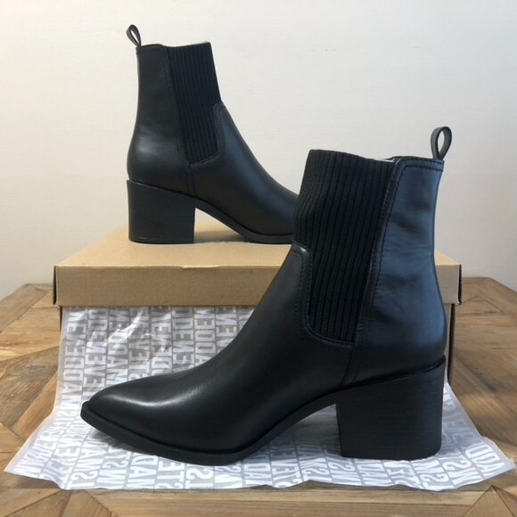 COPY - Never Worn Steve Madden Abriel Black Leather Boot - Picture 3 of 7